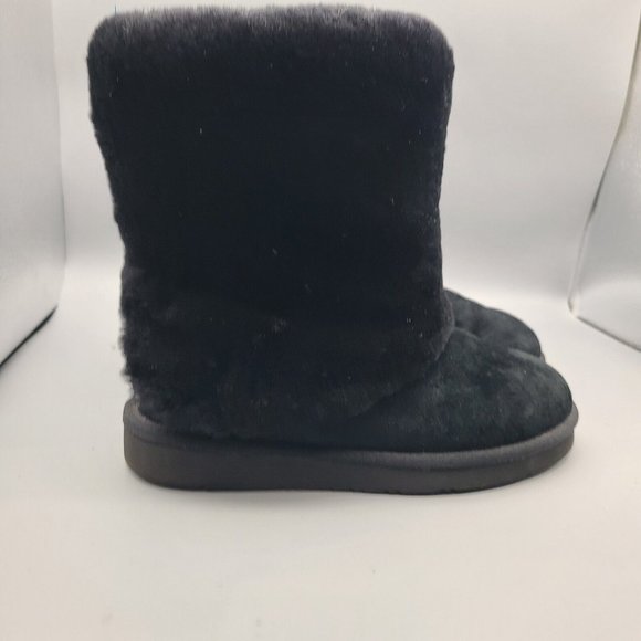 UGG AUSTRALIA boots Black Patten Lamb Fur & UGGpure 1006794 Size 5 US /36 EUR - Picture 10 of 10